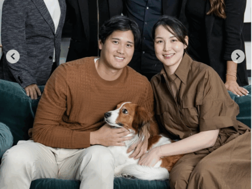 話題になったMVP受賞の際の大谷夫妻のファッションコーデ。